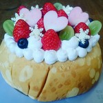 クレープリー チロル - 御飯大盛りオリジナルbirthdayミルクレープオーダー❤