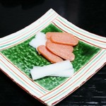 石ばし - 自家製たらこのからすみ風 600円