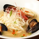 Seafood salt udon