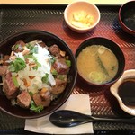 大戸屋 - 田子牛ステーキ丼¥1598