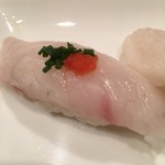 龍文支店 - 定番の虎河豚の握り