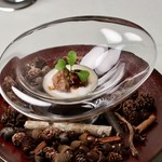 グランド ダイア - スペイン産鴨フォアグラ ブルターニュ産リ・ド・ヴォー シャンパーニュ