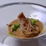 グランド ダイア - 海の幸：香り 千葉県産金目鯛 冬のラタトゥイユ アメリケーヌ