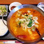 金品火鍋 - 長芋スペアリブ鍋ランチ 780円