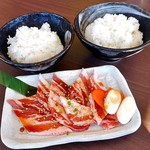 焼肉処いっとう - 豚バラ ＆ ライス（中）