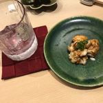 鮨 しょう - 焼酎と鱈の白子焼き