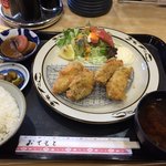 きっちんふらいぱん - 牡蠣フライ定食