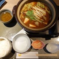 旅館 くらしき - 伝統味牡蠣の味噌鍋　2000円（税別）