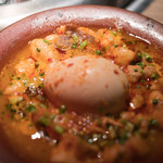 昇家 - 2017.12 ホルショウ名物 煮込み 煮玉子入り（580円）