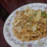 双葉食堂 - ホルモンうどん　750円