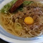 Naruto Udon - 2017/12/6 肉玉子そば594円