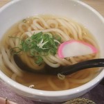 とまらない うどん愛 もっちもち ごんた - かけうどん　※拡大（2017.12.07）