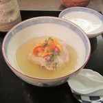 冨久屋 - ⑧蓮根蒸しとウニ