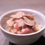 USHIGORO S. - 田村牛ザブトンとトリュフの土鍋ご飯