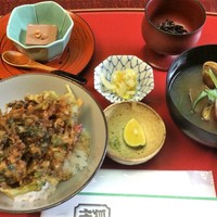 貝作 - かき揚げ丼ランチ