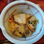 盛岡月が丘食堂 - 春雨と白菜の韓国風炒め