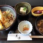 和処 月歩 - 天丼定食＝８００円 税別