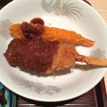 Nagoya Kuraun Hoteru - えびふりゃーと味噌かつ
