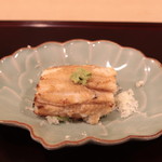 安久 - 煮穴子炙り栗の飯蒸し