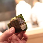 安久 - 鯖寿司の海苔巻き