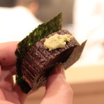 安久 - 鯖寿司の海苔巻き