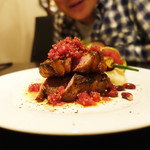 ビストロケンヂ - フランス産アルゴアポークのグリル ラヴィゴットソース