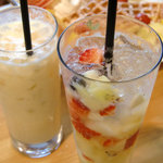 フルーツカフェ ポンポン - ＜5月＞フルーツパンチ、ミックスジュース