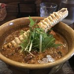 紅茶豚と大きいなめこカレー麻辣スープ5番