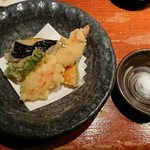 Wanozenyuzu - 季節野菜と海老の天麩羅盛り合わせ