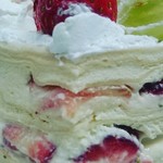 クレープリー チロル - ミルクレープ断面❤