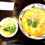 丸亀製麺 - かに玉あんかけ