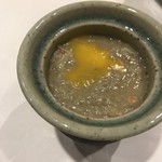 鮨 輝 - 蟹味噌茶碗蒸し