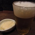 Katakura - 110428ビールとお通し