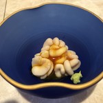 丸喜すし - 鱈白子　黄身醤油掛け