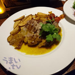 楽屋 - 総州三元豚白王のグリル　　2,052円