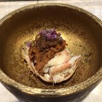 丸喜すし - 勢子蟹　土佐酢ジュレ掛け