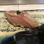 丸喜すし - 鯵塩〆　３日熟成