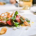 TACUBO - 蝦夷鹿もも肉のタリアータ