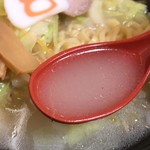 8番らーめん - スープアップ