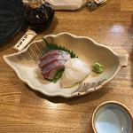 居酒屋山さん - 店主おまかせ3皿 刺身