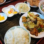 中華料理 大黒 - 回鍋肉定食