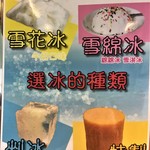 府城冰館 - 氷を4種類から選べます