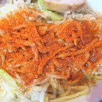 ラーメン二郎 - 一味投下～♪