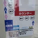 ラーメン二郎 - 店内の並び方