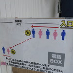 ラーメン二郎 - 店外の並び方