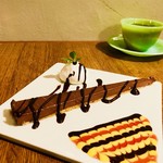 カフェシャララ - 生チョコレートケーキ