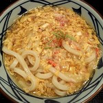 丸亀製麺 - かに玉あんかけ