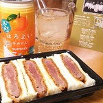 Kamigata Aji Hyakkei - ビーフヘレカツサンドハーフ1050円