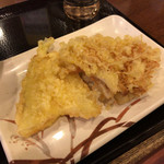 丸亀製麺 - サイドメニューの天ぷら・キスとエノキ