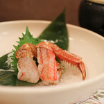 こなす - 2017年12月再訪：毛蟹の刺身☆ 